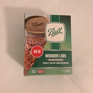 Ball wooden lids canning jars lids 5 ct
